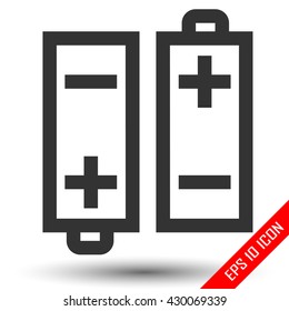 Battery icon. Vector illustration.