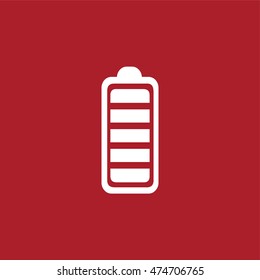 Battery icon . Vector illustration