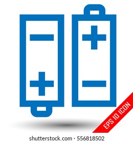 Battery icon. Vector illustration.