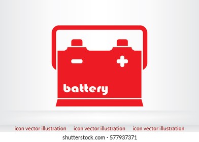 battery icon vector illustration.