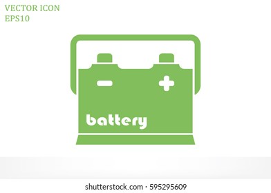 battery icon vector illustration.