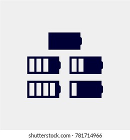 battery icon, Vector illustration.