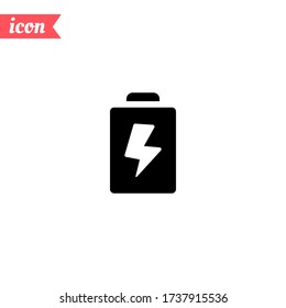 Icono de la batería Ilustración del vector EPS 10.