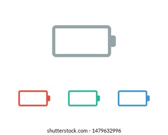 Battery icon vector illustration EPS10