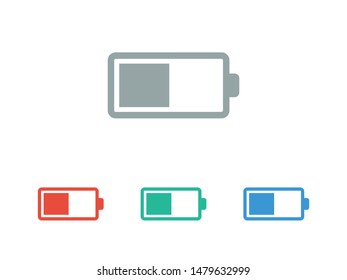 Battery icon vector illustration EPS10