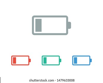 Battery icon vector illustration EPS10