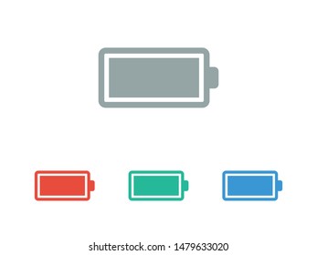 Battery icon vector illustration EPS10