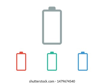 Battery icon vector illustration EPS10
