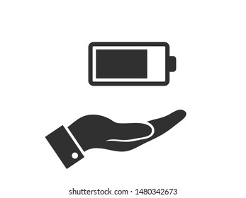 Battery icon vector illustration EPS10