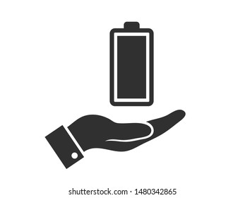 Battery icon vector illustration EPS10