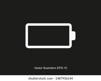 Battery icon vector illustration EPS10