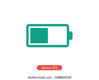 Battery icon vector illustration EPS10