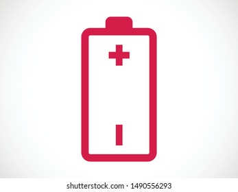 Battery icon vector illustration EPS10