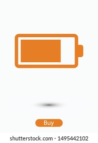 Battery icon vector illustration EPS10