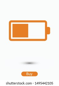 Battery icon vector illustration EPS10