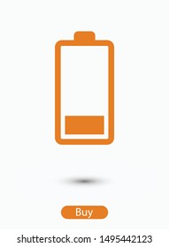 Battery icon vector illustration EPS10