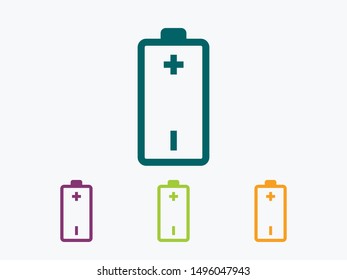 Battery icon vector illustration EPS10