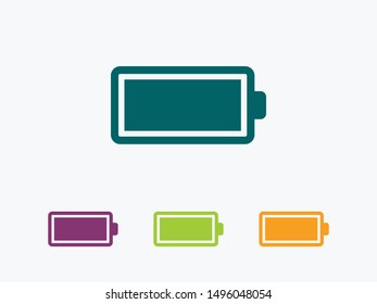 Battery icon vector illustration EPS10