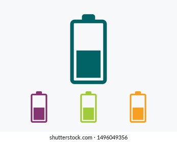 Battery icon vector illustration EPS10