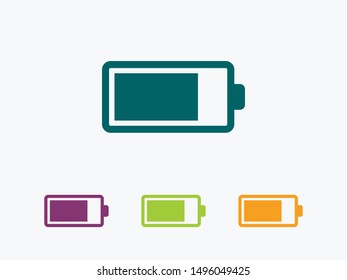 Battery icon vector illustration EPS10