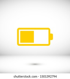 Battery icon vector illustration EPS10