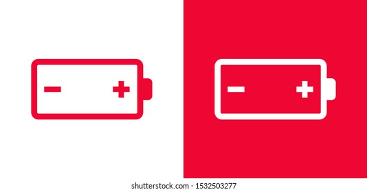 Battery icon vector illustration EPS10