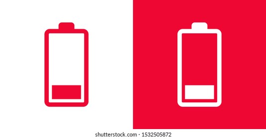Battery icon vector illustration EPS10