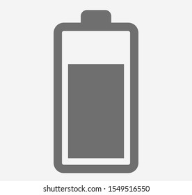 Battery icon vector illustration EPS10