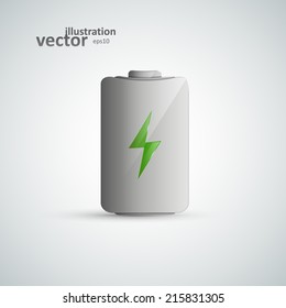 Battery Icon, Vector Illustration eps10, Graphic Concept  For Your Design.