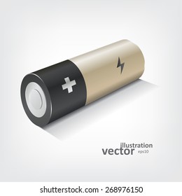 Battery Icon, Vector Illustration eps10, Graphic Concept  For Your Design.