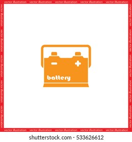 battery icon vector illustration eps10.