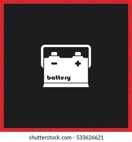 battery icon vector illustration eps10.