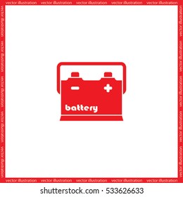 battery icon vector illustration eps10.