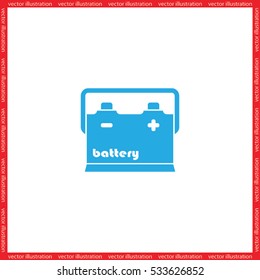 battery icon vector illustration eps10.