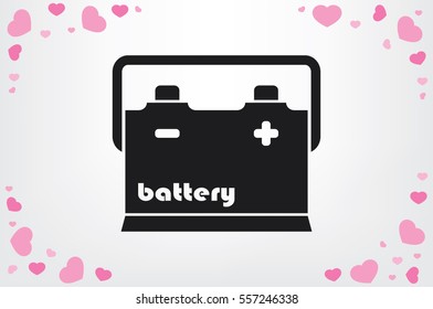 battery icon vector illustration eps10.