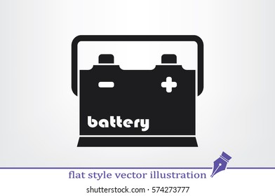 battery icon vector illustration eps10.