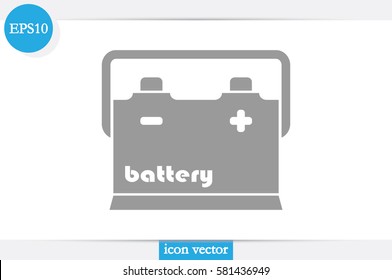 battery icon vector illustration eps10.