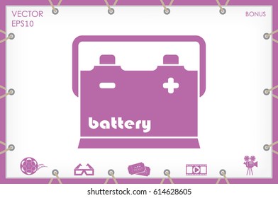 battery icon vector illustration eps10.
