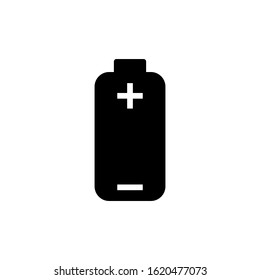 battery icon vector illustration flat design style