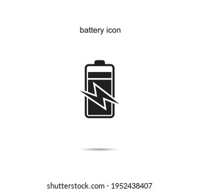  battery icon vector illustration graphic on background