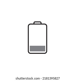 battery icon vector illustration logo design
