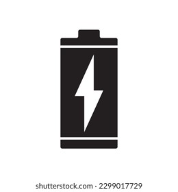 battery icon vector illustration logo design