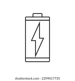 battery icon vector illustration logo design