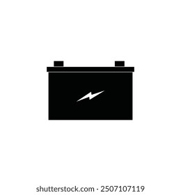 Diseño de logotipo de Ilustración vectorial de icono de batería
