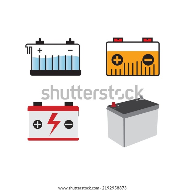 Battery icon\
vector illustration logo\
template