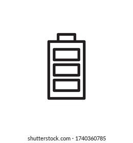 Battery Icon Vector Illustration Style