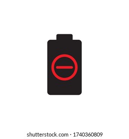 Battery Icon Vector Illustration Style