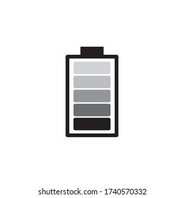 Estilo de iluminación del vector de iconos de la batería