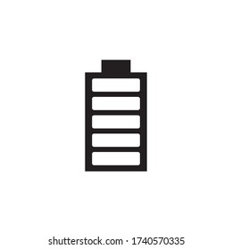 Estilo de iluminación del vector de iconos de la batería