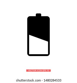 battery icon vector illustration template
